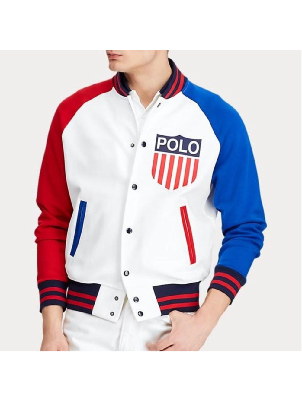 Polo Ralph Lauren Polo Shield Baseball Jacket - Size M